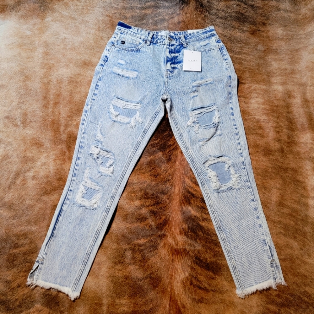 KanCan High Rise  Boyfriend Ankle Skinny Jeans